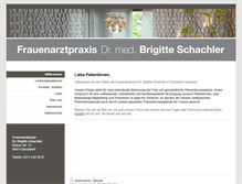 Tablet Screenshot of praxisdrschachler.de